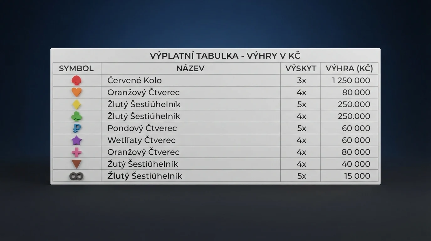 Přehledná tabulka s logy deseti českých licencovaných kasin a jejich nabídkami bez vkladu